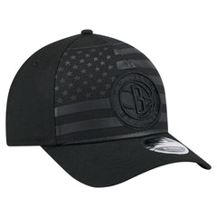 Brooklyn Nets Game Day Flag A-Frame 9FORTY Adjustable Hat Black | New Era online