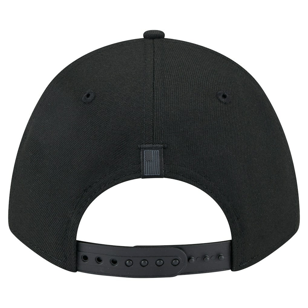 Chicago Bulls Game Day Flag A-Frame 9FORTY Adjustable Hat Black | New Era Lifestyle