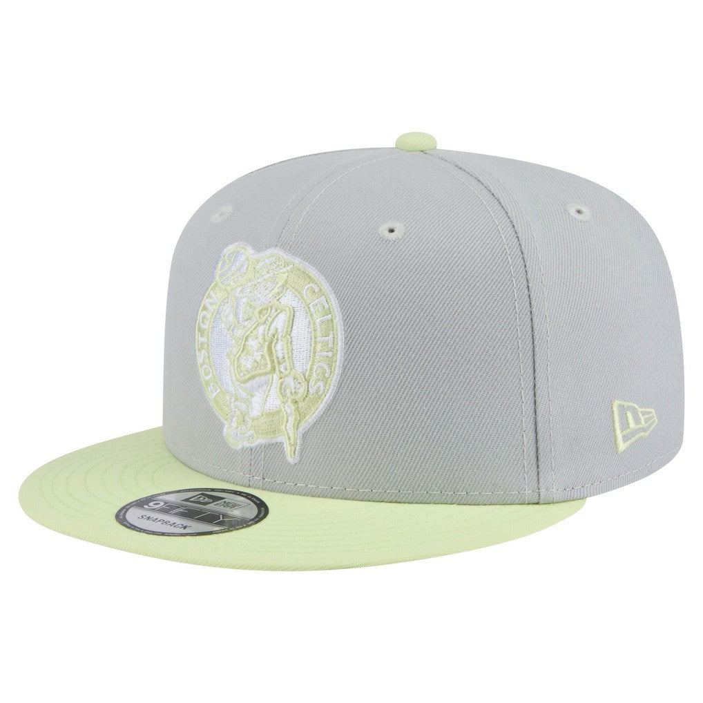 Boston Celtics Color Pack Two-Tone 9FIFTY Snapback Hat Gray/Light Green | New Era
