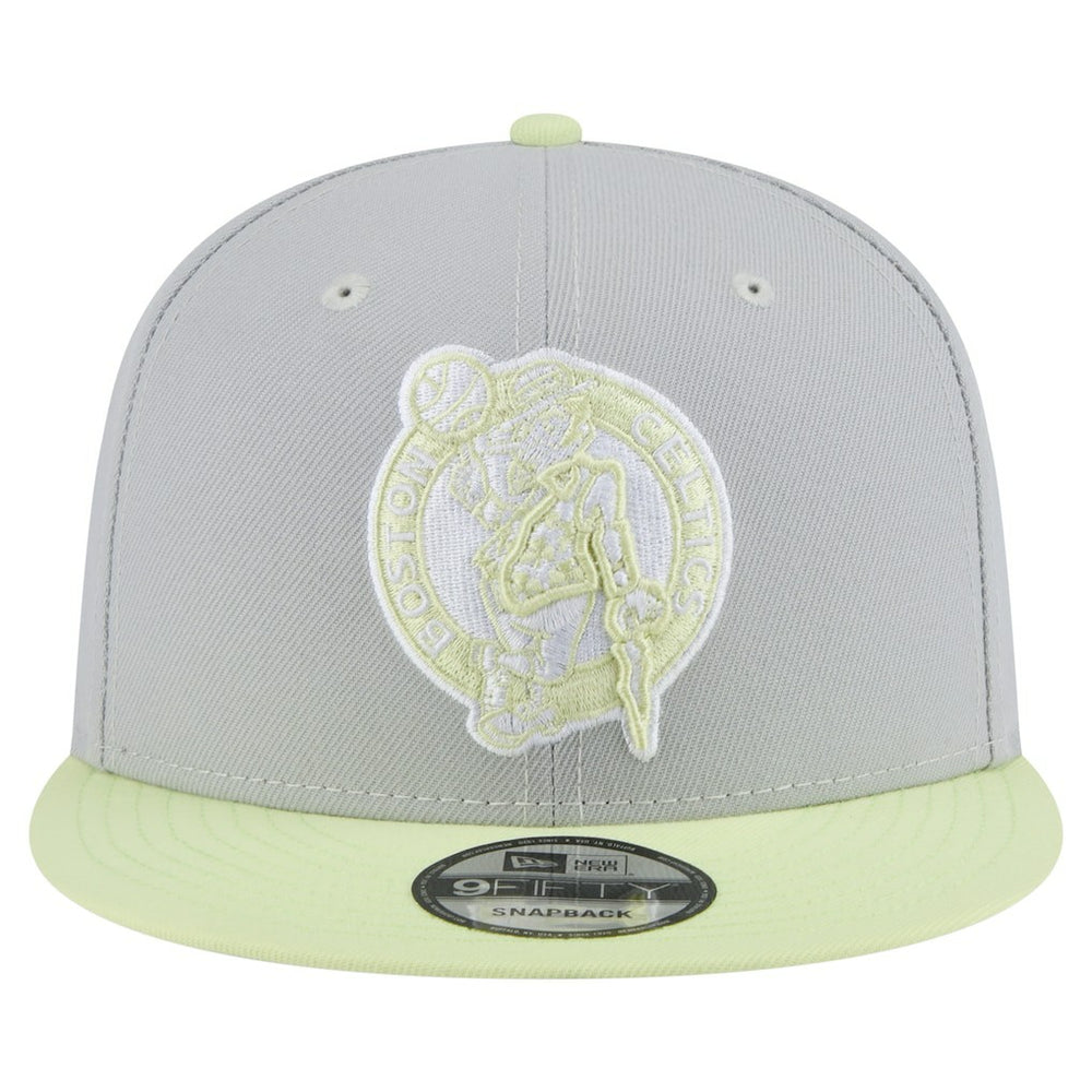 Boston Celtics Color Pack Two-Tone 9FIFTY Snapback Hat Gray/Light Green | New Era