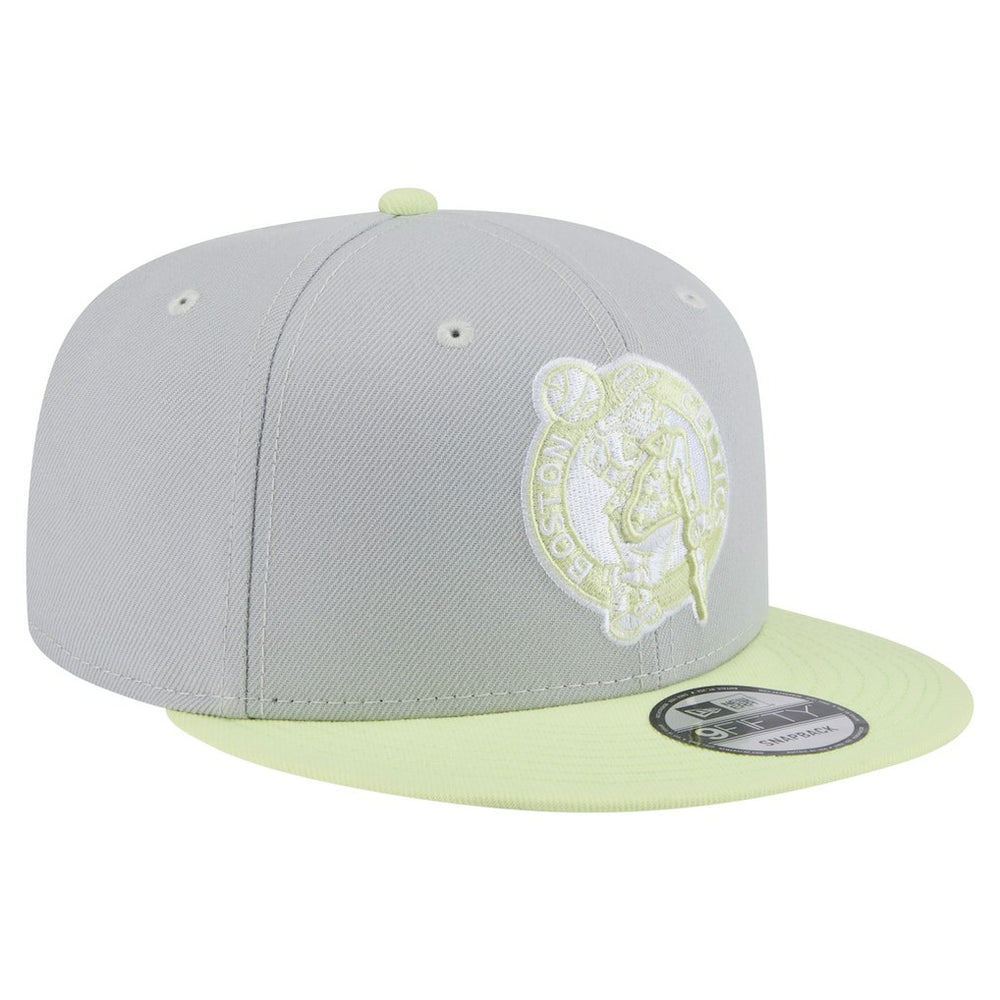 Boston Celtics Color Pack Two-Tone 9FIFTY Snapback Hat Gray/Light Green | New Era