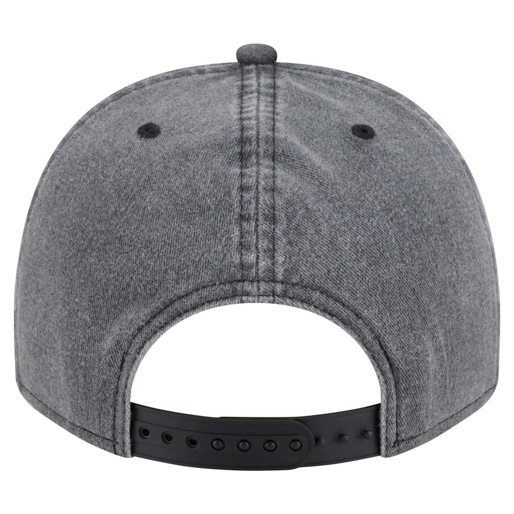 Dallas Mavericks Throwback Washed Pre-Curved 9FIFTY Snapback Hat for sale Charcoal | New Era