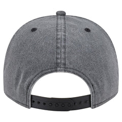 Philadelphia 76ers Throwback Washed Pre-Curved 9FIFTY Snapback Hat Charcoal | New Era