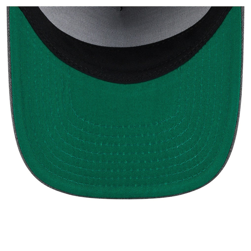 Philadelphia 76ers Throwback Washed Pre-Curved 9FIFTY Snapback Hat Charcoal | New Era