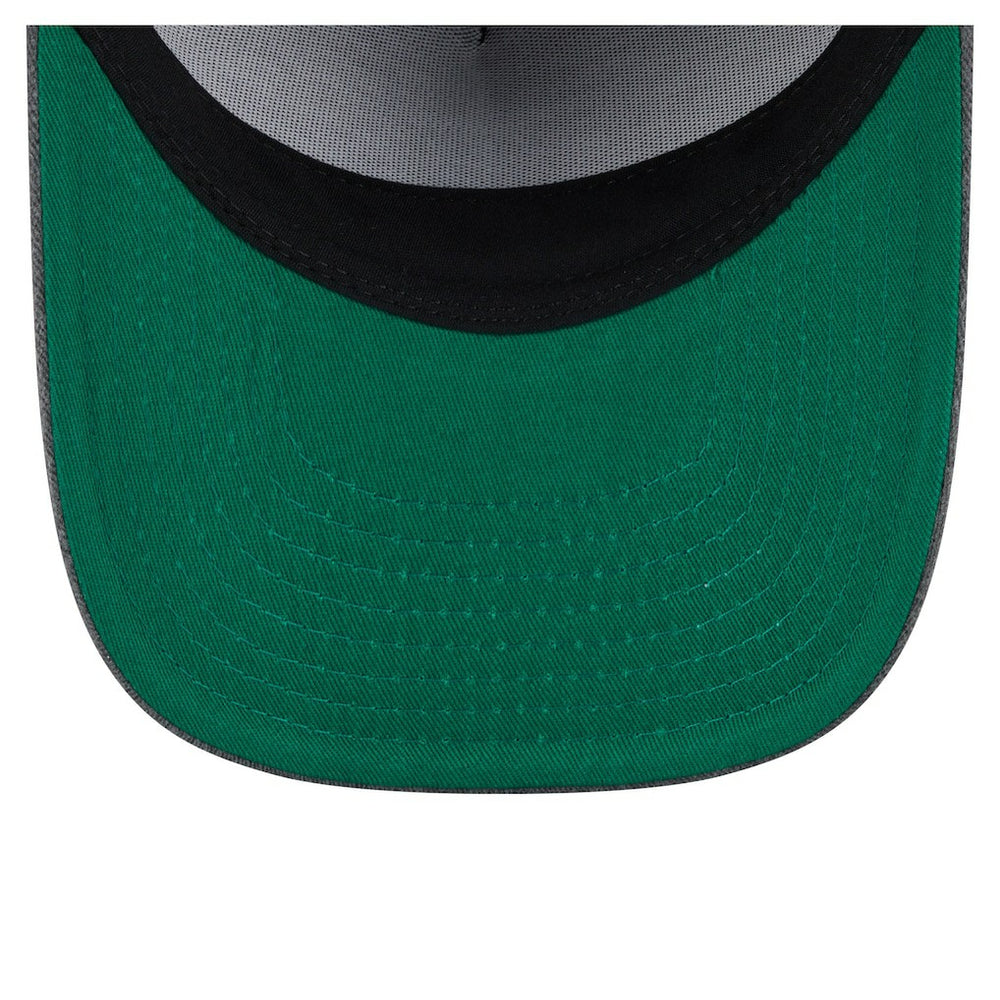 Philadelphia 76ers Throwback Washed Pre-Curved 9FIFTY Snapback Hat Charcoal | New Era