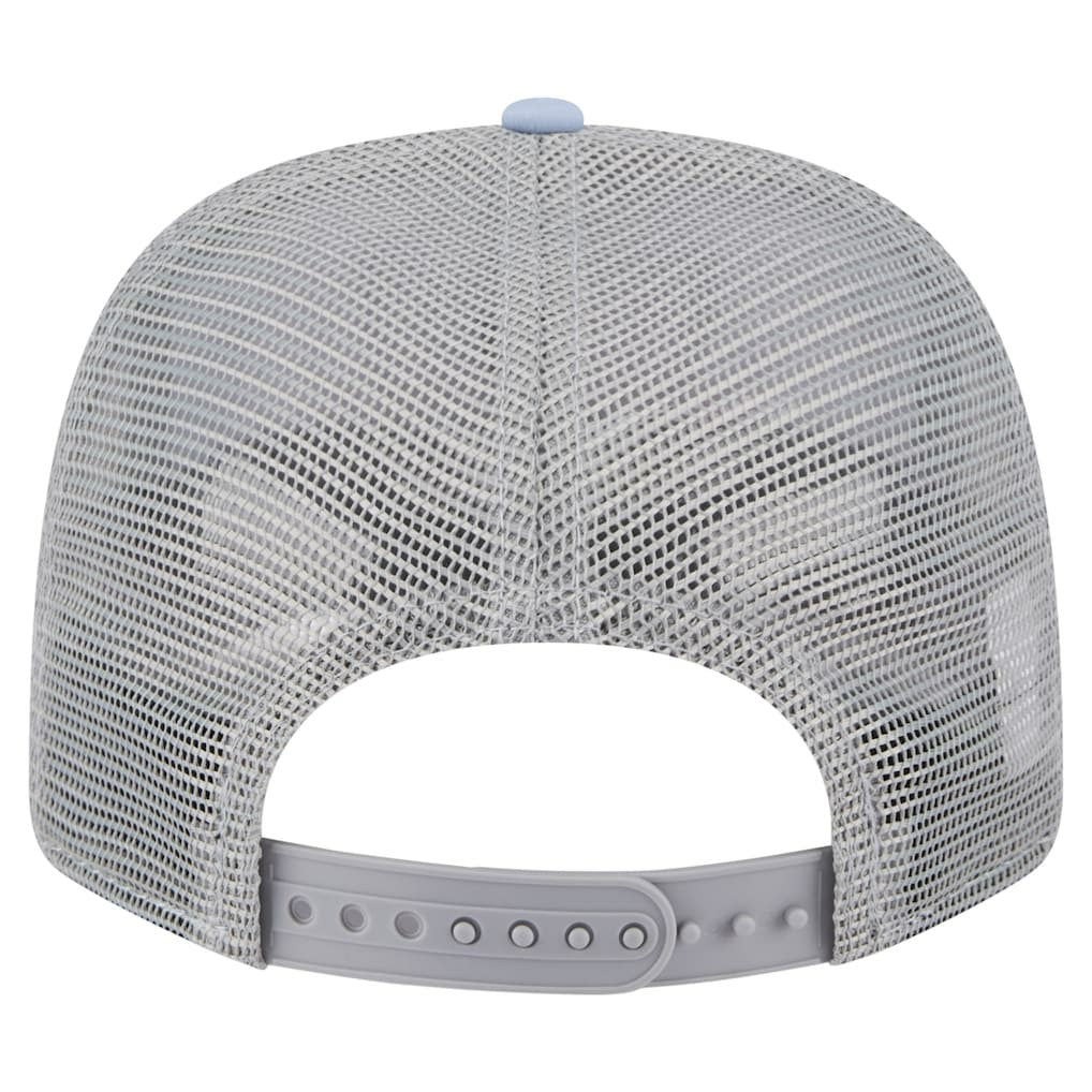 Brooklyn Nets Adventure Aloha Pattern 9SEVENTY Stretch-Snap Hat Light Blue/Gray | New Era Near Me