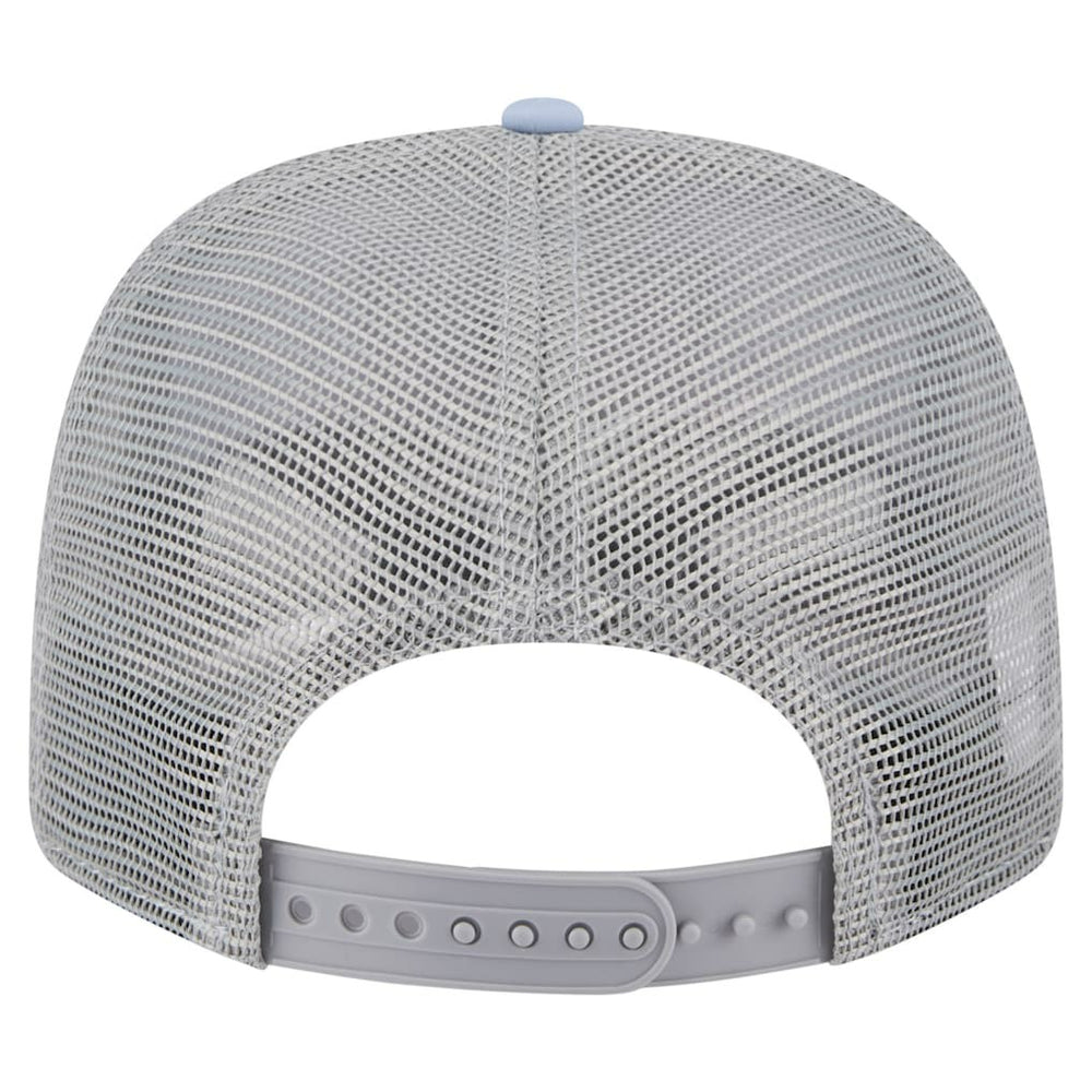 Brooklyn Nets Adventure Aloha Pattern 9SEVENTY Stretch-Snap Hat Light Blue/Gray | New Era Near Me