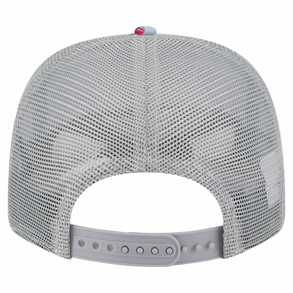Chicago Bulls Adventure Aloha Pattern 9SEVENTY Stretch-Snap Hat Light Blue/Gray | New Era US