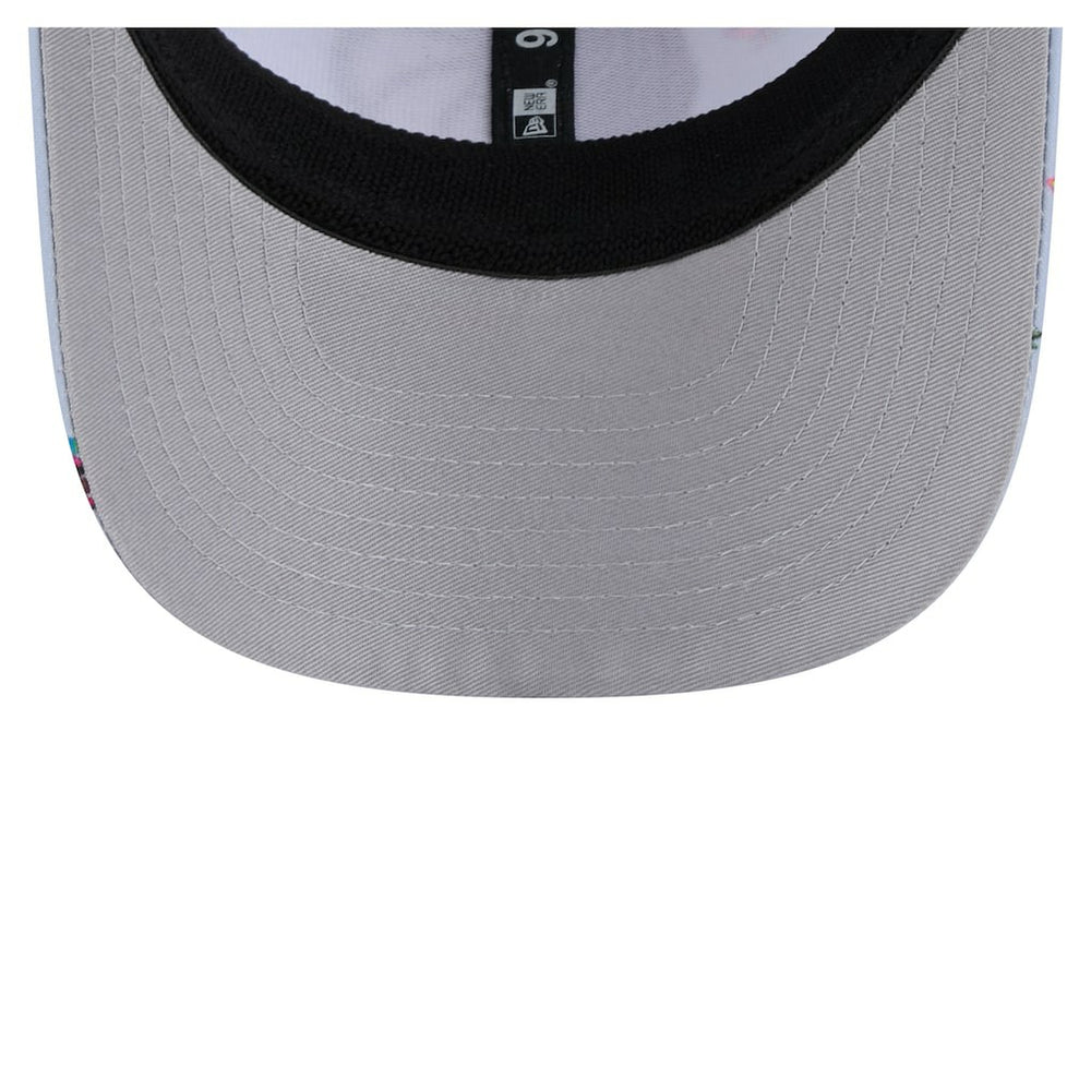 Dallas Mavericks Adventure Aloha Pattern 9SEVENTY Stretch-Snap Hat for sale Light Blue/Gray | New Era Lifestyle