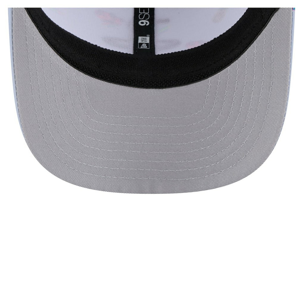 Houston Rockets Adventure Aloha Pattern 9SEVENTY Stretch-Snap Hat for sale Light Blue/Gray | New Era US