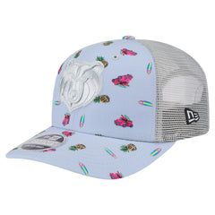 Memphis Grizzlies Adventure Aloha Pattern 9SEVENTY Stretch-Snap Hat Light Blue/Gray | New Era online