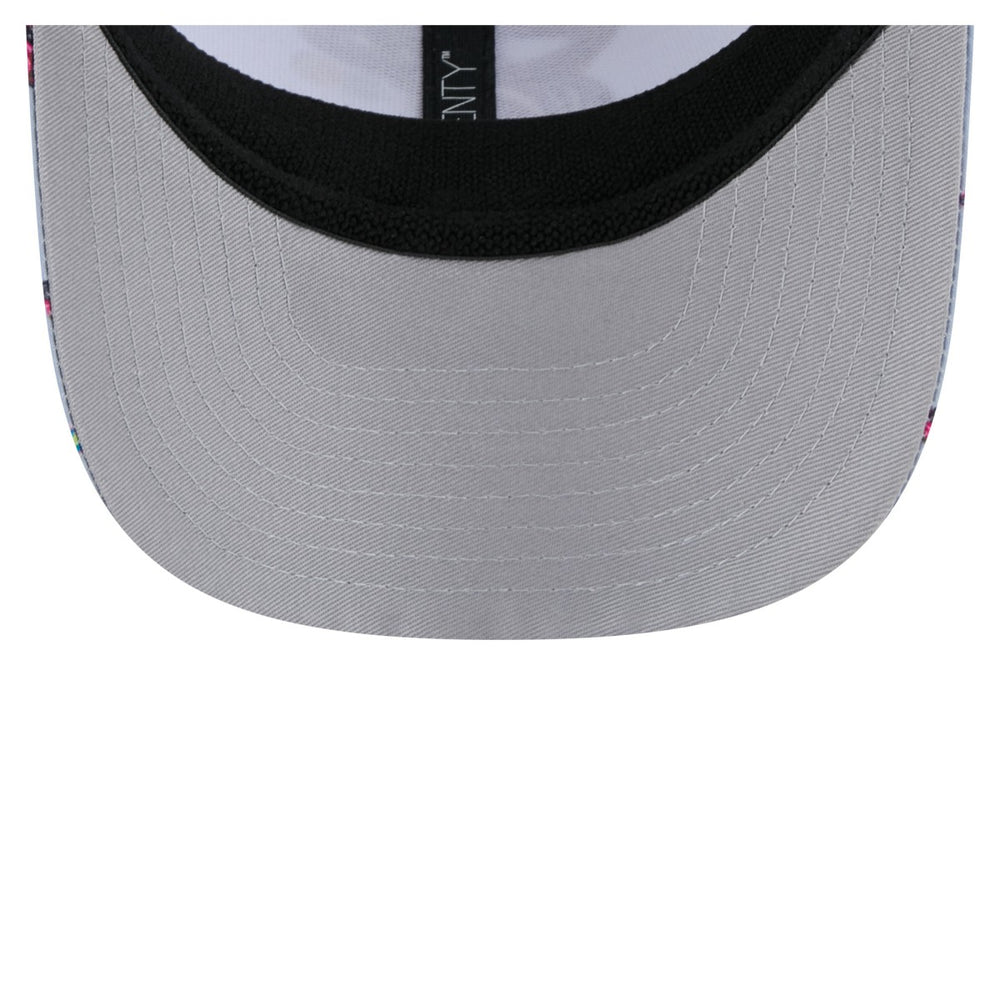 Miami Heat Adventure Aloha Pattern 9SEVENTY Stretch-Snap Hat Light Blue/Gray | New Era outlet