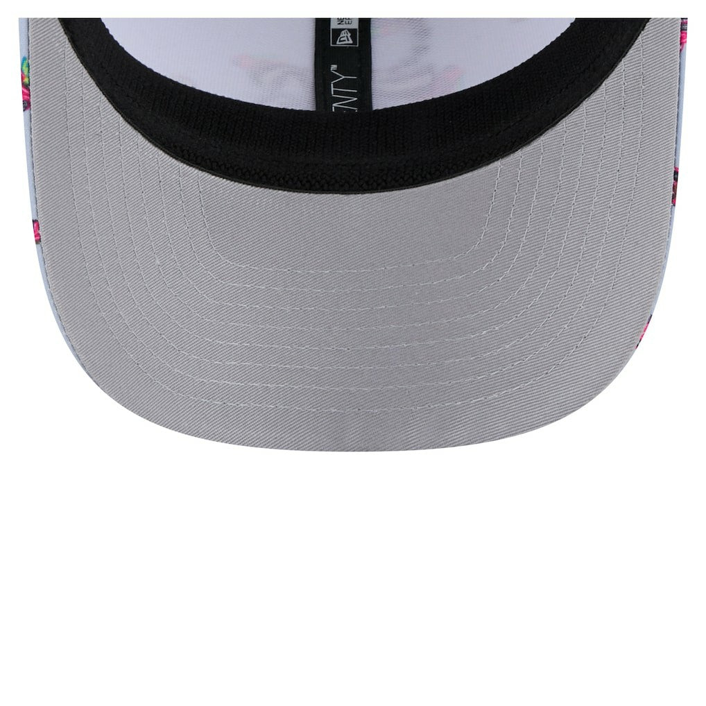 Philadelphia 76ers Adventure Aloha Pattern 9SEVENTY Stretch-Snap Hat Light Blue/Gray | New Era US