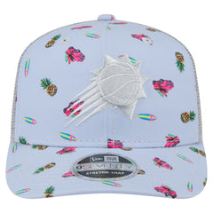 Phoenix Suns Adventure Aloha Pattern 9SEVENTY Stretch-Snap Hat Light Blue/Gray | New Era Near Me