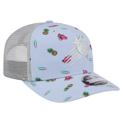 Phoenix Suns Adventure Aloha Pattern 9SEVENTY Stretch-Snap Hat Light Blue/Gray | New Era Near Me
