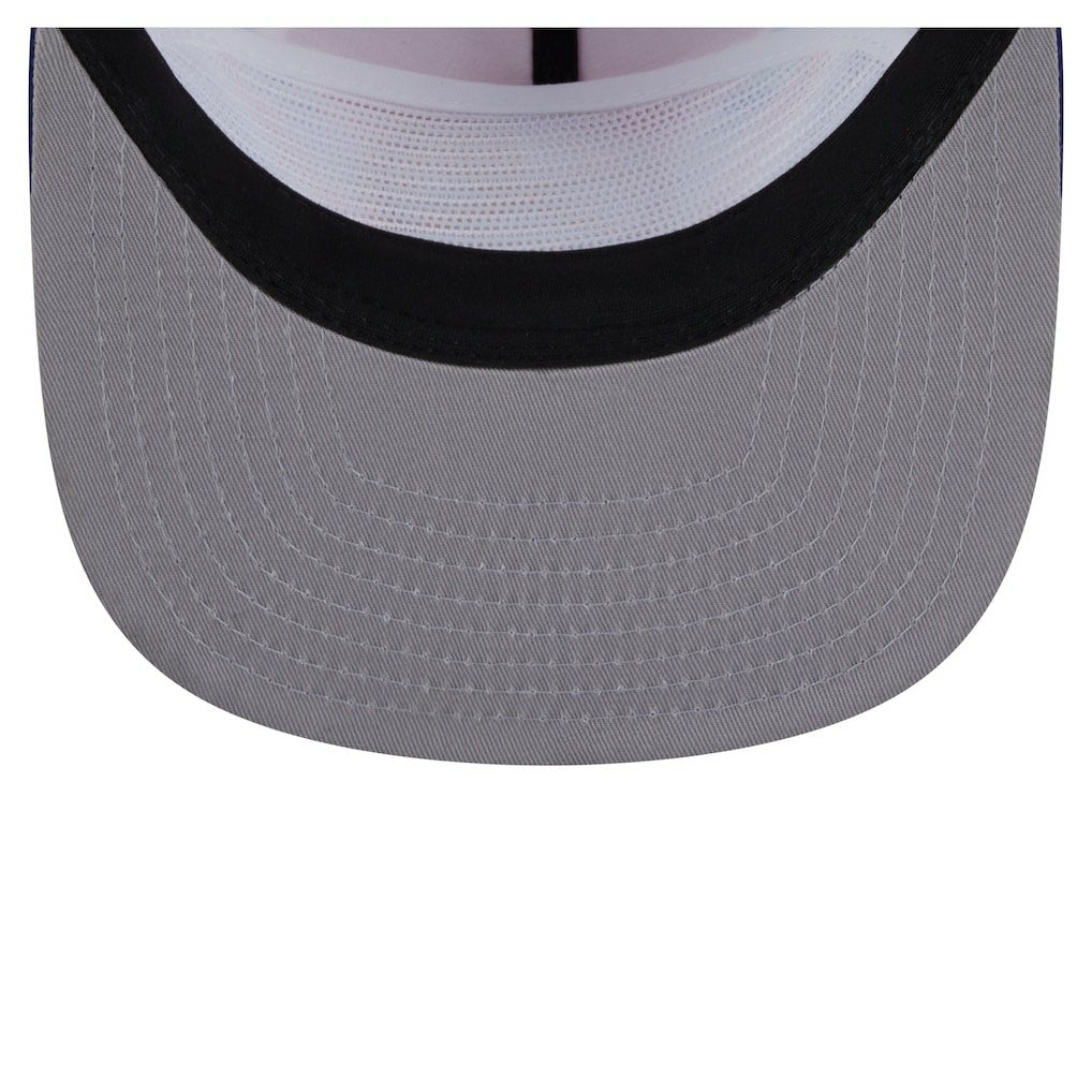 Denver Nuggets Throwback Dye Golfer Snapback Hat for sale Navy/Red | New Era Near Me