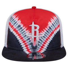 Houston Rockets Throwback Dye Golfer Snapback Hat for sale Black/Red | New Era