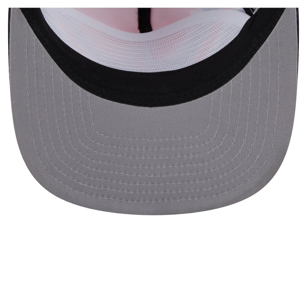 Houston Rockets Throwback Dye Golfer Snapback Hat for sale Black/Red | New Era