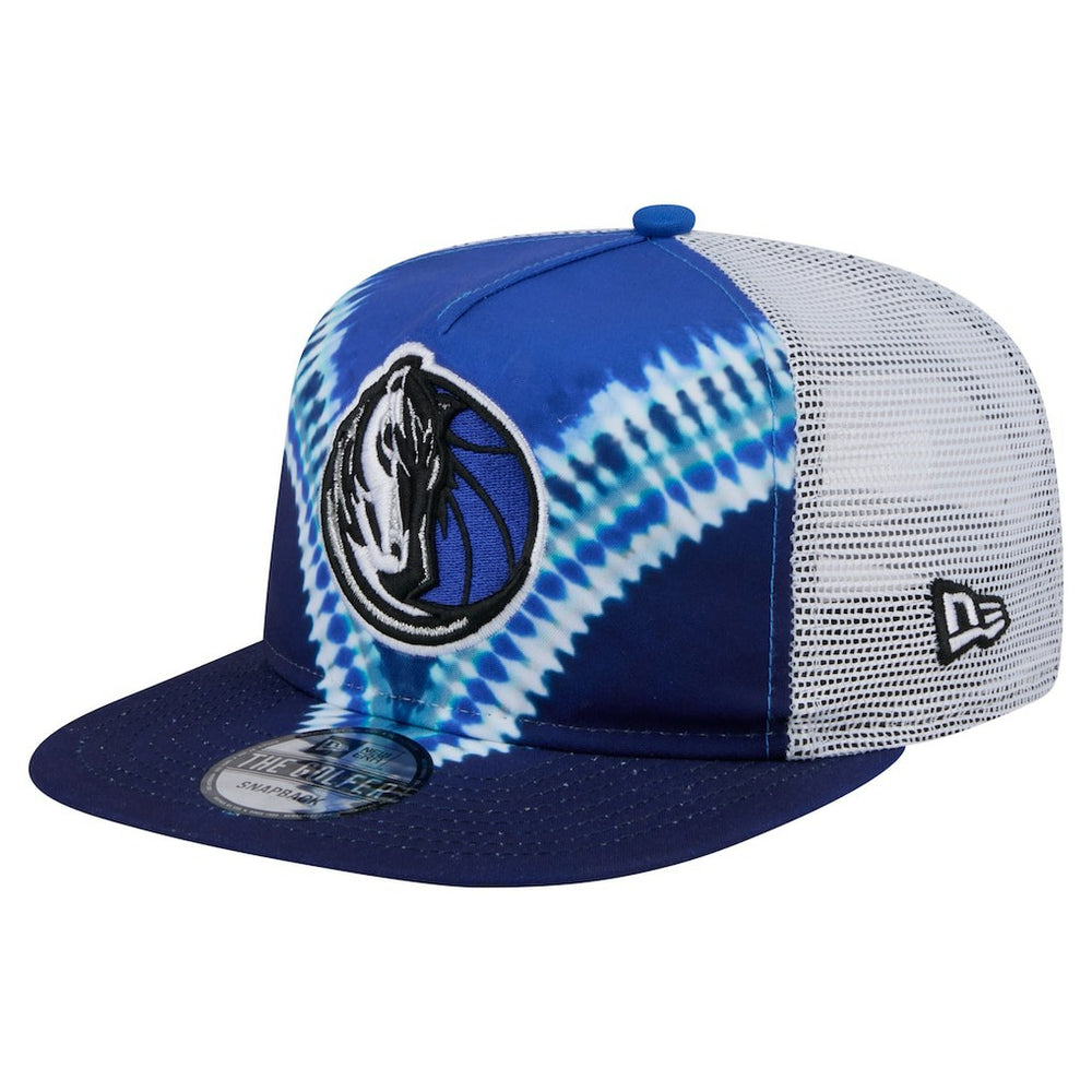 Dallas Mavericks Throwback Dye Golfer Snapback Hat for sale Navy/Blue | New Era