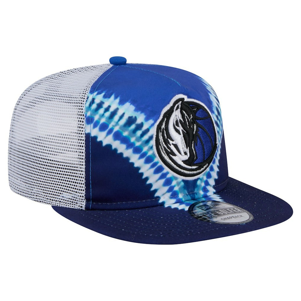 Dallas Mavericks Throwback Dye Golfer Snapback Hat for sale Navy/Blue | New Era