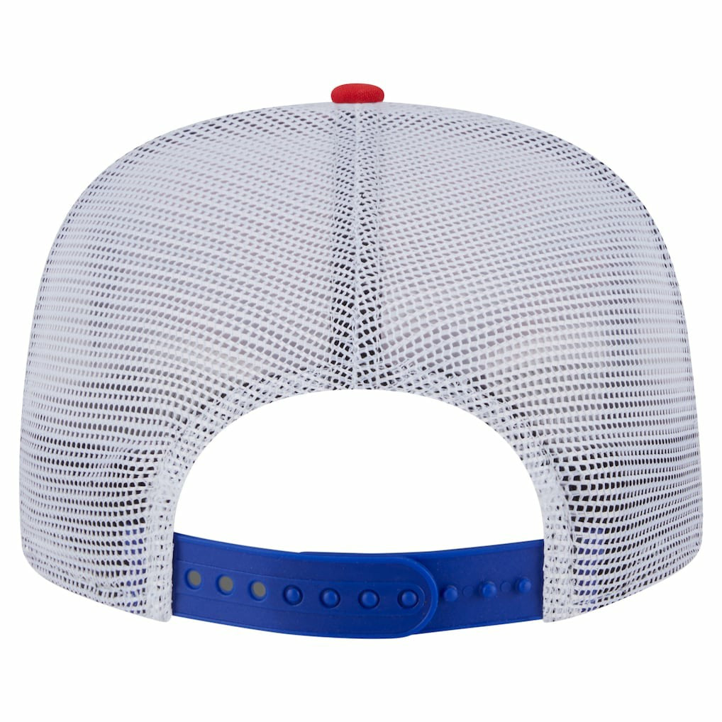 Philadelphia 76ers Throwback Dye Golfer Snapback Hat Royal/Red | New Era Lifestyle