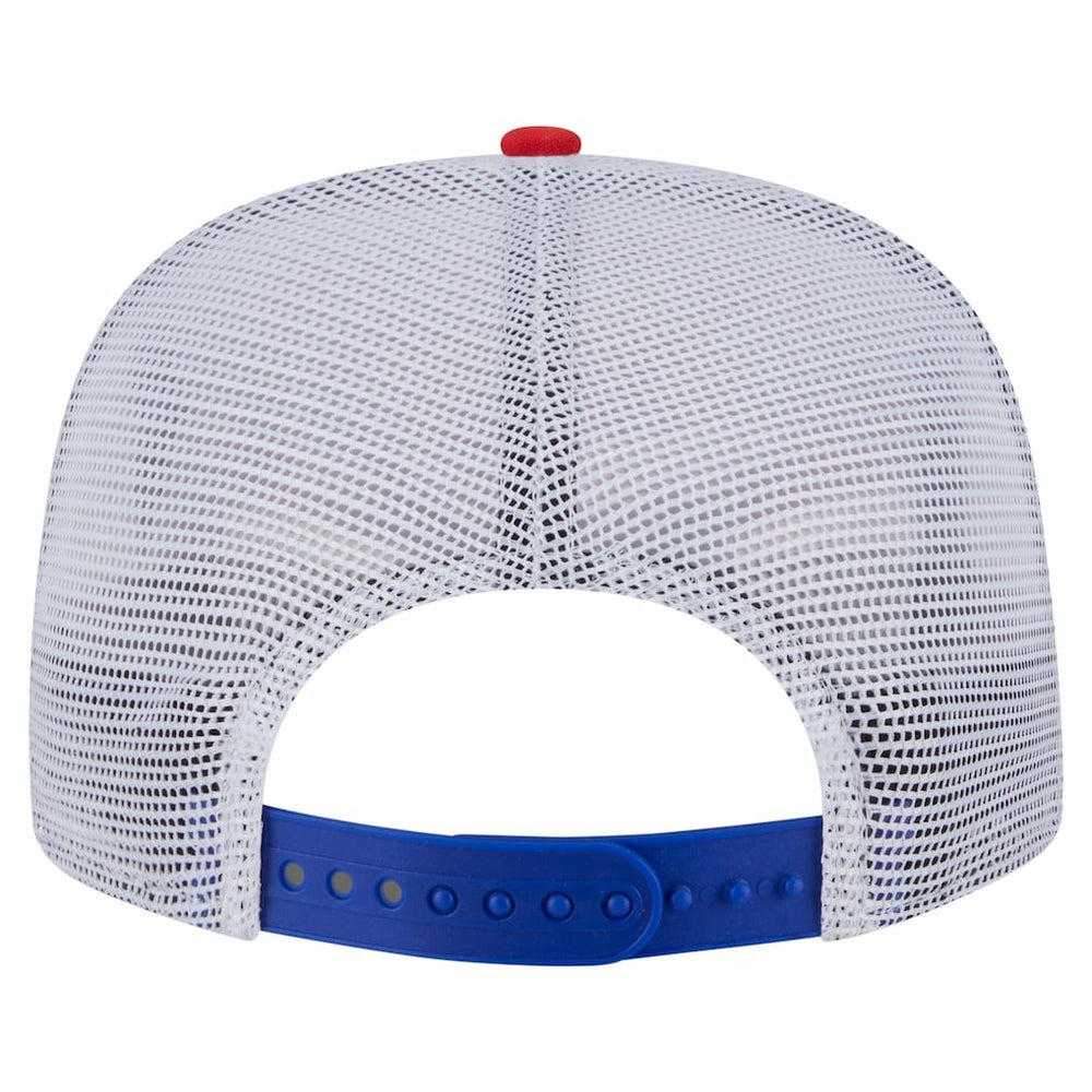 Philadelphia 76ers Throwback Dye Golfer Snapback Hat Royal/Red | New Era Lifestyle