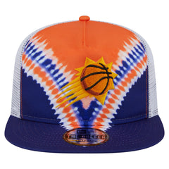 Phoenix Suns Throwback Dye Golfer Snapback Hat Purple/Orange | New Era Near Me