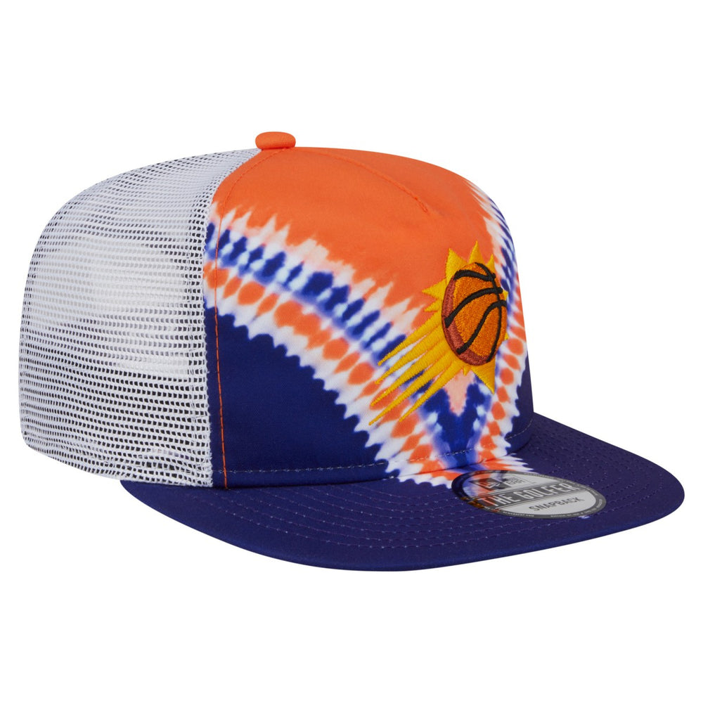 Phoenix Suns Throwback Dye Golfer Snapback Hat Purple/Orange | New Era Near Me
