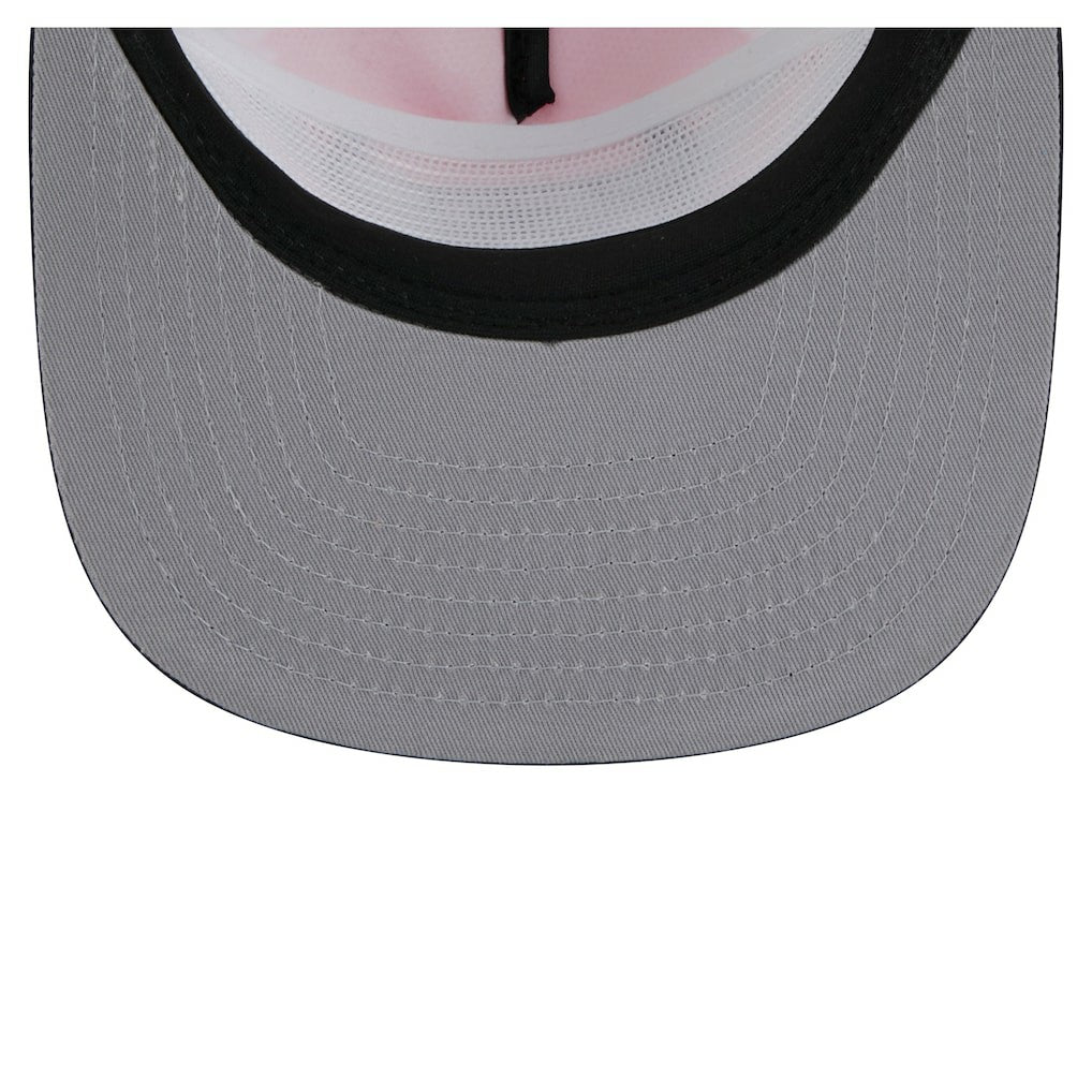 Chicago Bulls Throwback Dye Golfer Snapback Hat Black/Red | New Era for sale