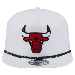 Chicago Bulls Performance Rope Golfer Adjustable Hat White | New Era Near Me