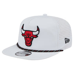 Chicago Bulls Performance Rope Golfer Adjustable Hat White | New Era Near Me