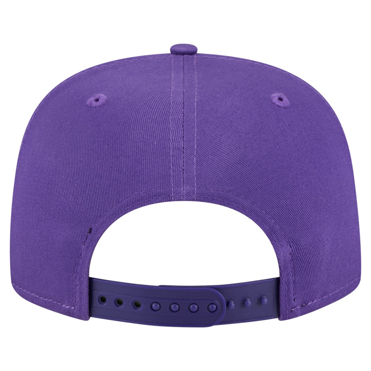 Los Angeles Lakers Team Text Golfer Snapback Hat Purple | New Era for sale