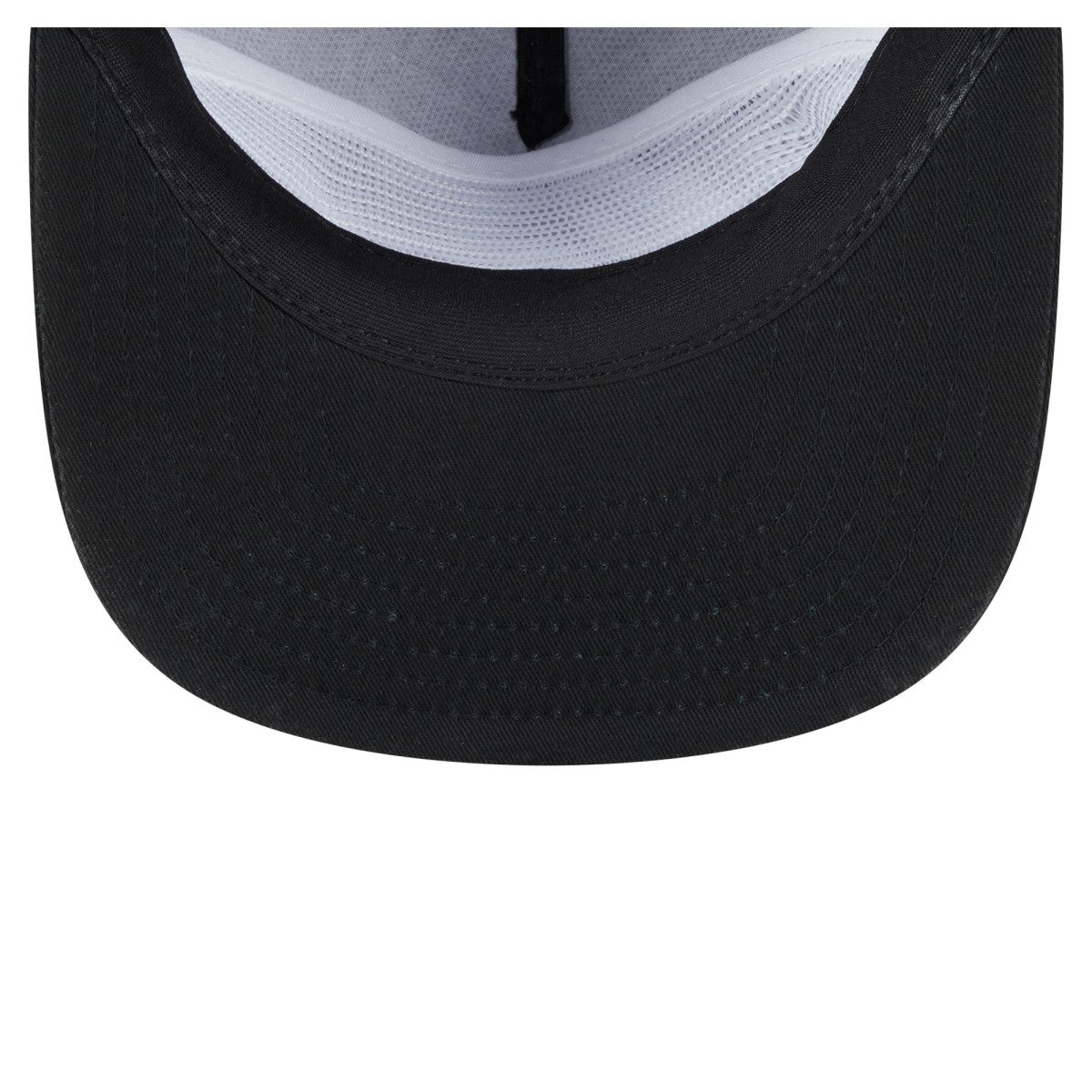 Miami Heat Team Text Golfer Snapback Hat Black | New Era discount