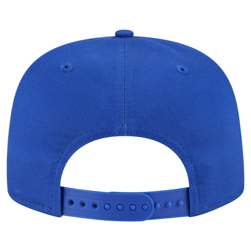 Philadelphia 76ers Team Text Golfer Snapback Hat Royal | New Era online