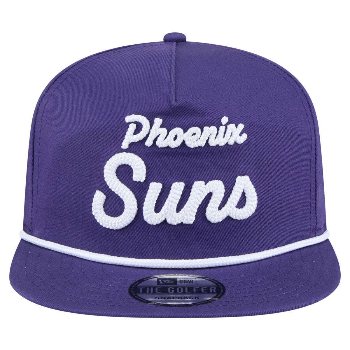 Phoenix Suns Team Text Golfer Snapback Hat Purple | New Era Lifestyle