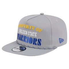 Golden State Warriors Throwback Property Of Golfer Snapback Hat for sale Gray | New Era for sale