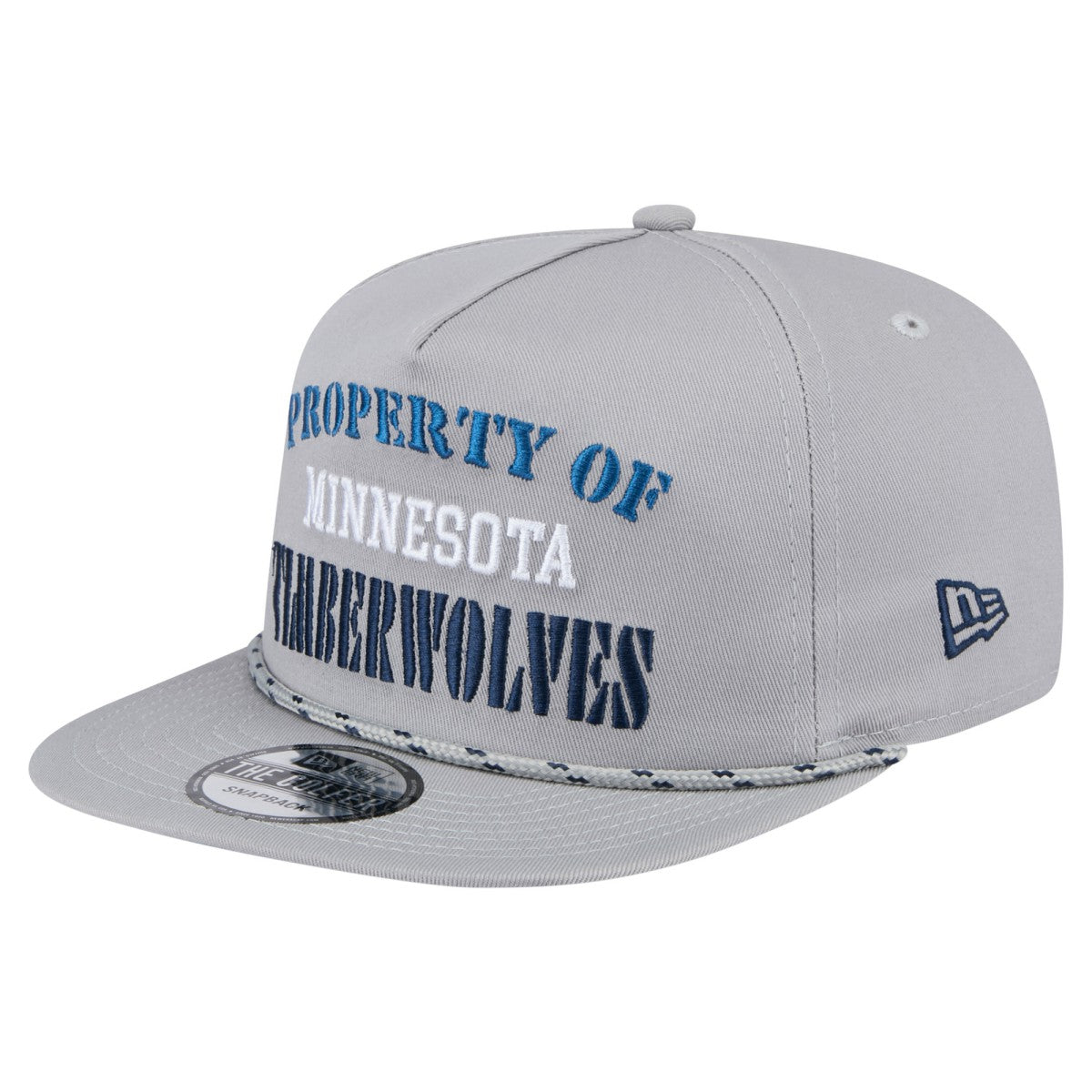 Minnesota Timberwolves Throwback Property Of Golfer Snapback Hat Gray | New Era US