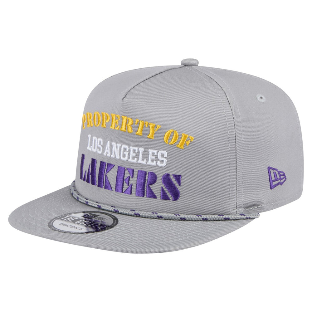 Los Angeles Lakers Throwback Property Of Golfer Snapback Hat Gray | New Era Near Me