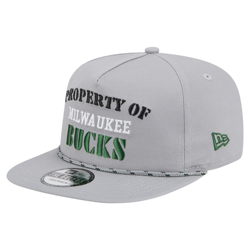 Milwaukee Bucks Throwback Property Of Golfer Snapback Hat Gray | New Era online