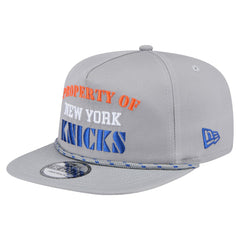 New York Knicks Throwback Property Of Golfer Snapback Hat Gray | New Era for sale