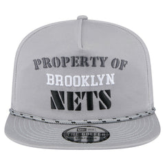 Brooklyn Nets Throwback Property Of Golfer Snapback Hat Gray | New Era Near Me