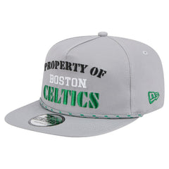 Boston Celtics Throwback Property Of Golfer Snapback Hat Gray | New Era