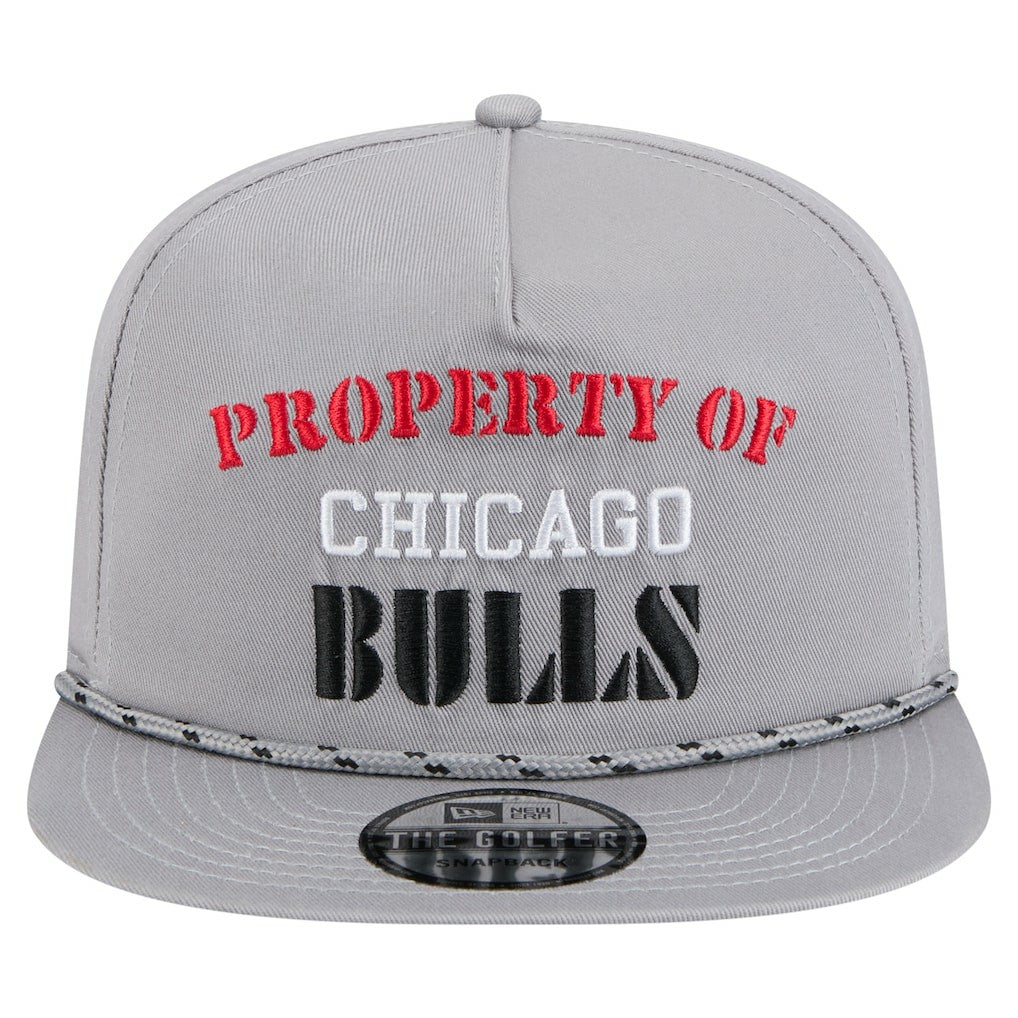 Chicago Bulls Throwback Property Of Golfer Snapback Hat Gray | New Era Near Me