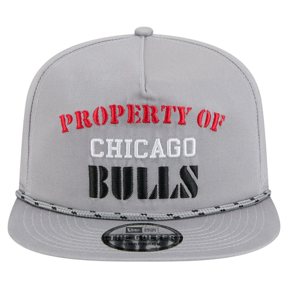 Chicago Bulls Throwback Property Of Golfer Snapback Hat Gray | New Era Near Me