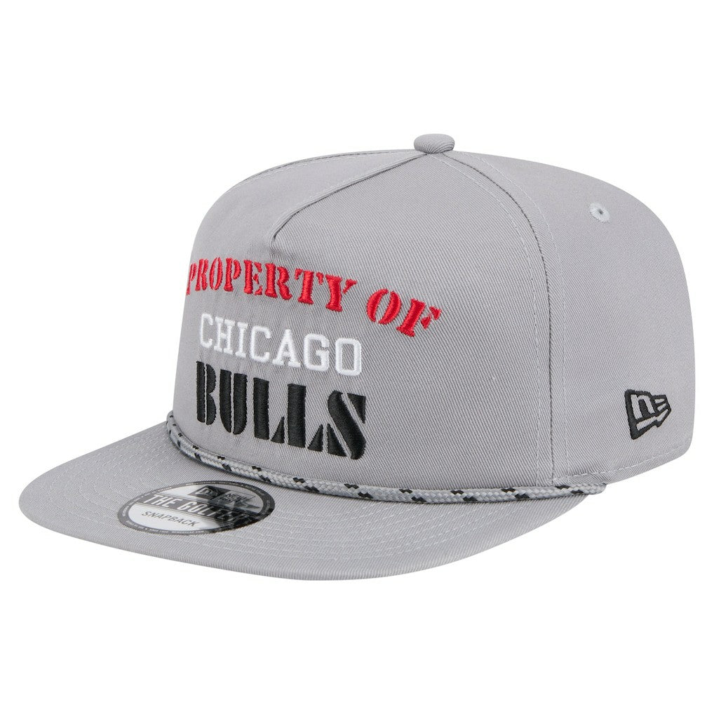 Chicago Bulls Throwback Property Of Golfer Snapback Hat Gray | New Era Near Me