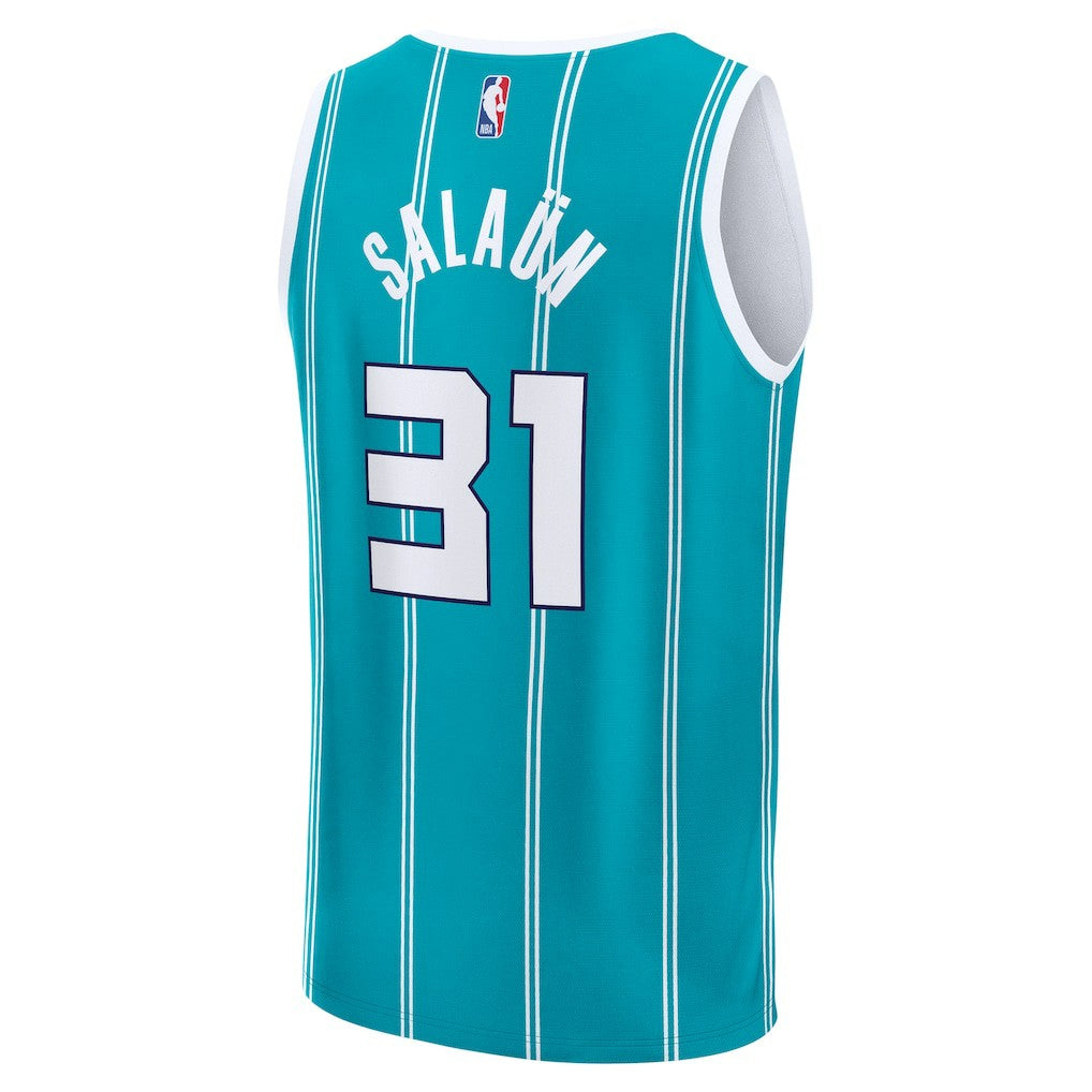 Tidjane Salaun Charlotte Hornets 2024 NBA Draft Fast Break Player Jersey Icon Edition Teal | Fanatics online