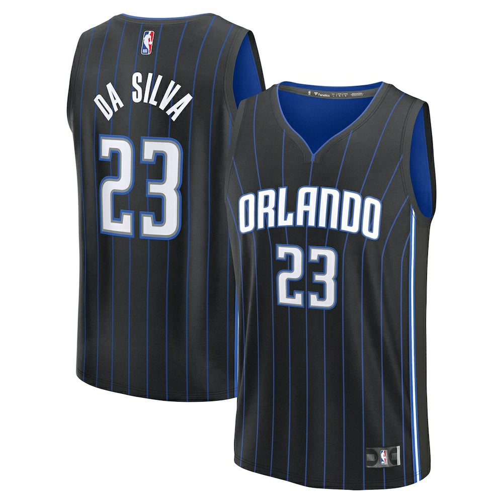Tristan da Silva Orlando Magic 2024 NBA Draft Fast Break Player Jersey Icon Edition Black | Fanatics for sale