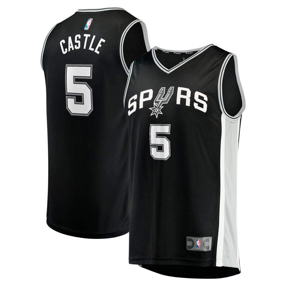 Stephon Castle San Antonio Spurs Youth 2024 NBA Draft Fast Break Player Jersey Icon Edition Black | Fanatics online