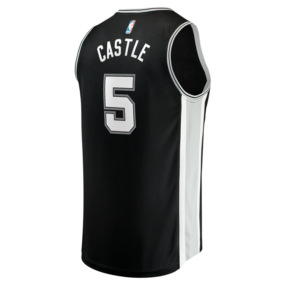 Stephon Castle San Antonio Spurs Youth 2024 NBA Draft Fast Break Player Jersey Icon Edition Black | Fanatics online