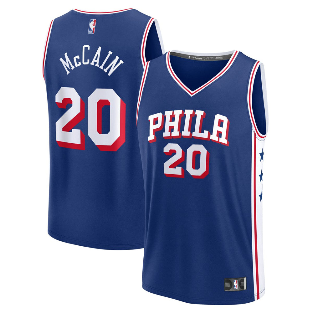 Jared McCain Philadelphia 76ers 2024 NBA Draft Fast Break Player Jersey Icon Edition Royal | Fanatics US
